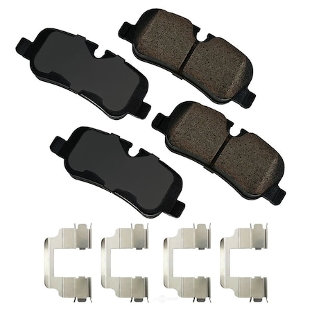 Akebono Euro Akebono EUR1099A Euro Ultra Premium Ceramic Pads EUR1099A